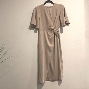 Tan Midi dress from Asos